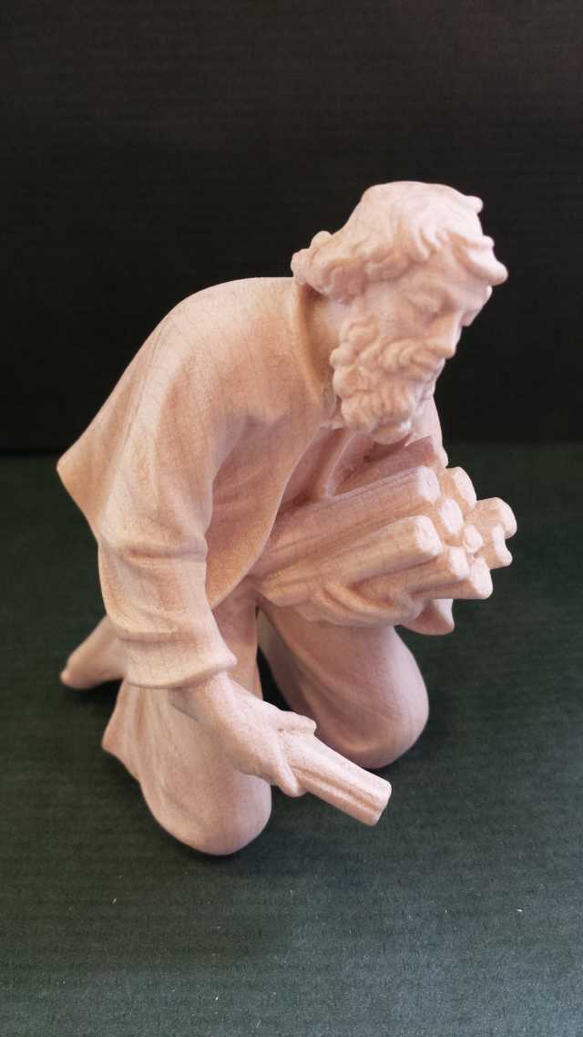 Artikel Nr 2400: 801036 - Hirt am Lagerfeuer zu Kostner 16 cm natur